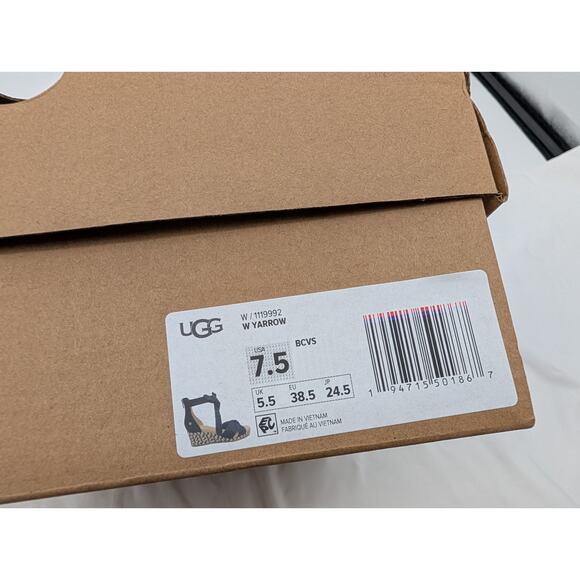 NWT UGG Yarrow Espadrille Wedge Sandals Size 7.5 Preppy Career Office Summer - Picture 7 of 7